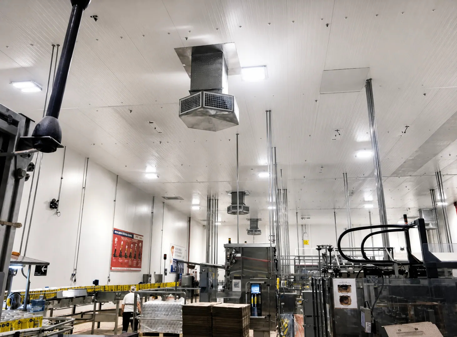 Instalación Airmagic en planta industrial