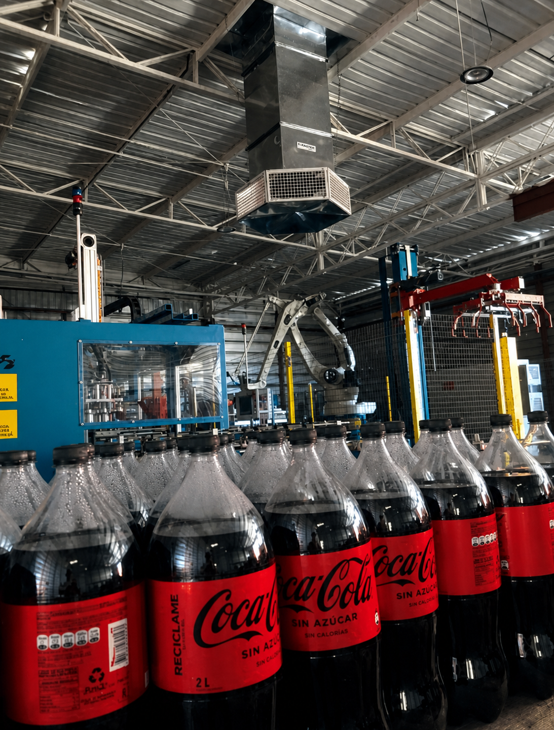 Línea de bebidas con sistema Airmagic instalado